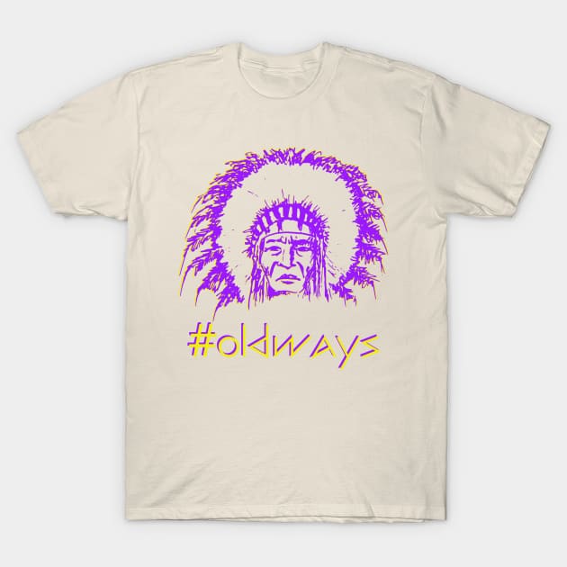 Old Ways Native T-Shirt by MrPhilFox